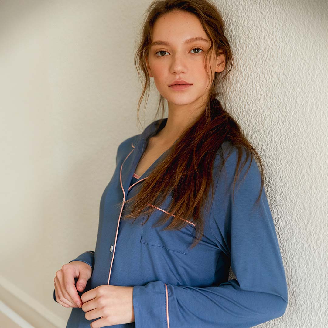 Midnight Blue Pajama SET